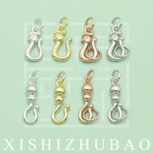 S925���y���� ��ɫ���J���Z�Π̖����β��DIY�y���朴������