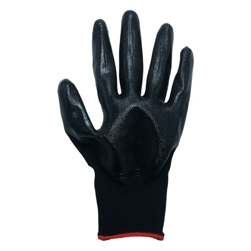 Нитриловые тринадцатиигольные белые и синие перчатки Нитриловые маслостойкие перчатки для защиты труда резиновые нитриловые резиновые перчатки для защиты труда маслостойкие