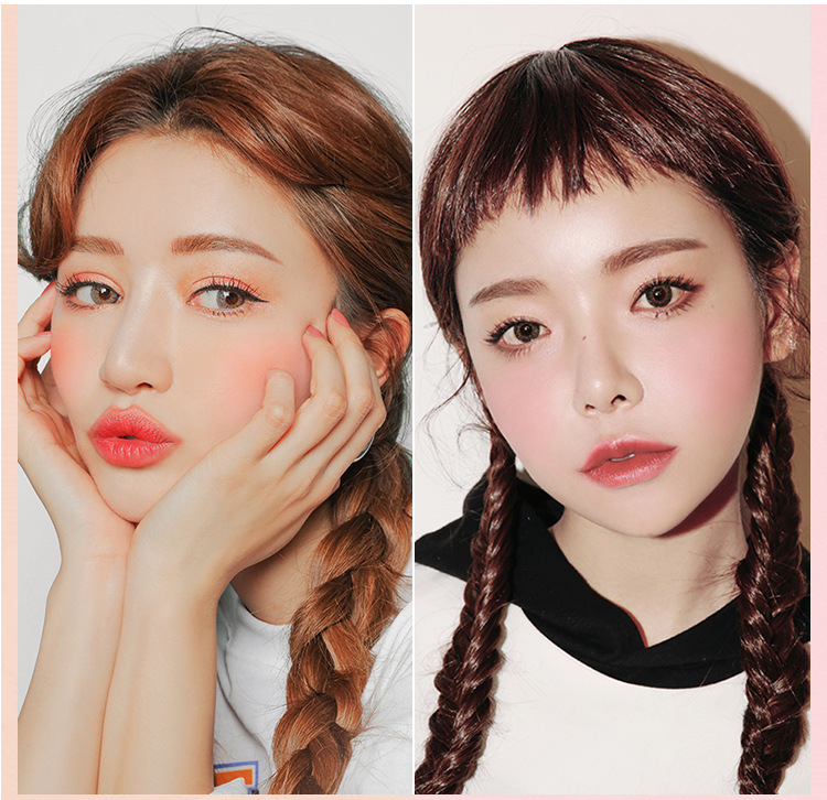 PIPL Blush genuine nude makeup natural matte milk tea Orange long-lasting Blush Affordable student makeup blush set Application Scenario