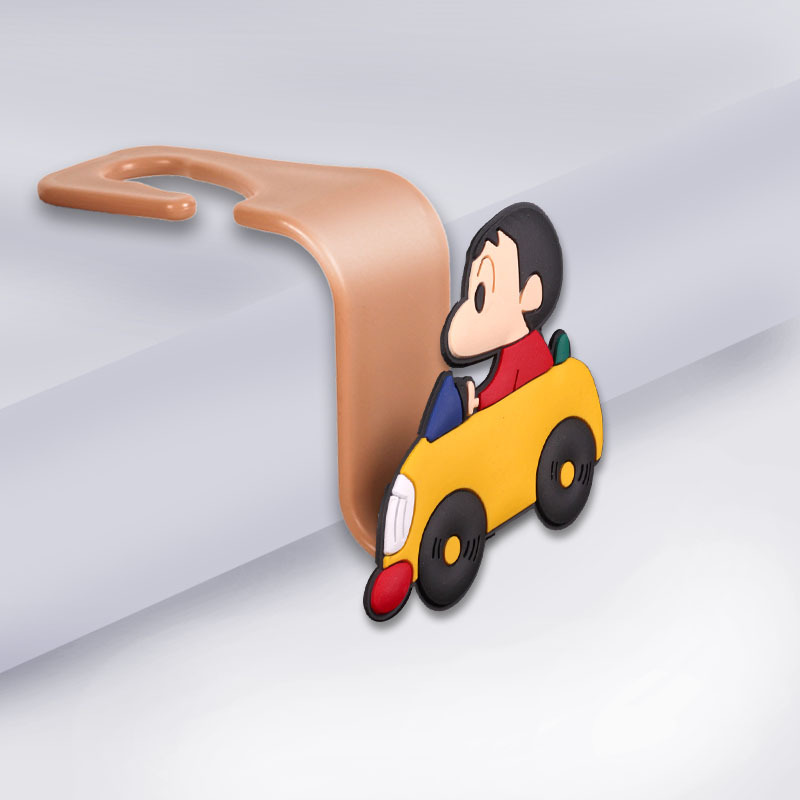 Meiyesi suministros de decoración de automóviles silla trasera gancho de coche celebridad de Internet hermoso gancho de dibujos animados suministros de la serie de almacenamiento