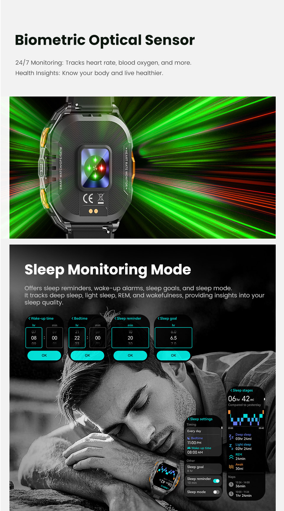 Smartwatch X5 Rugged Outdoor Gps With Amoled Screen And Compass_voghion.com