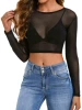 With a round collar, short, black