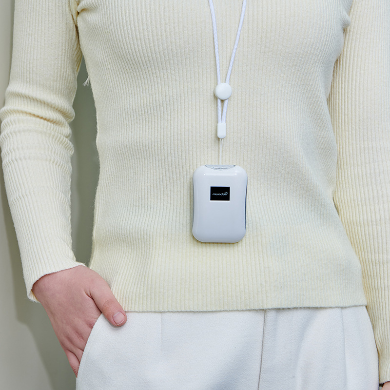 Fabricante de cuello tipo purificador de aire móvil máscara electrónica portátil portátil pequeño purificador de iones de oxígeno negativo