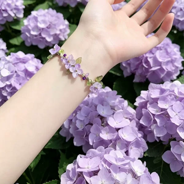 Endless Summer Handmade Bracelet DIY Material Kit, Forest Style Fresh Bracelet, Unique Gift for Girls