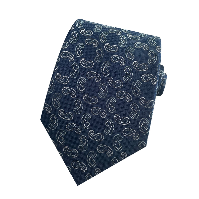 シルク绢糸ジャカードプリントネクタイファッション流行クラシック7.8センチ大頭ネクタイスポットネクタイ
