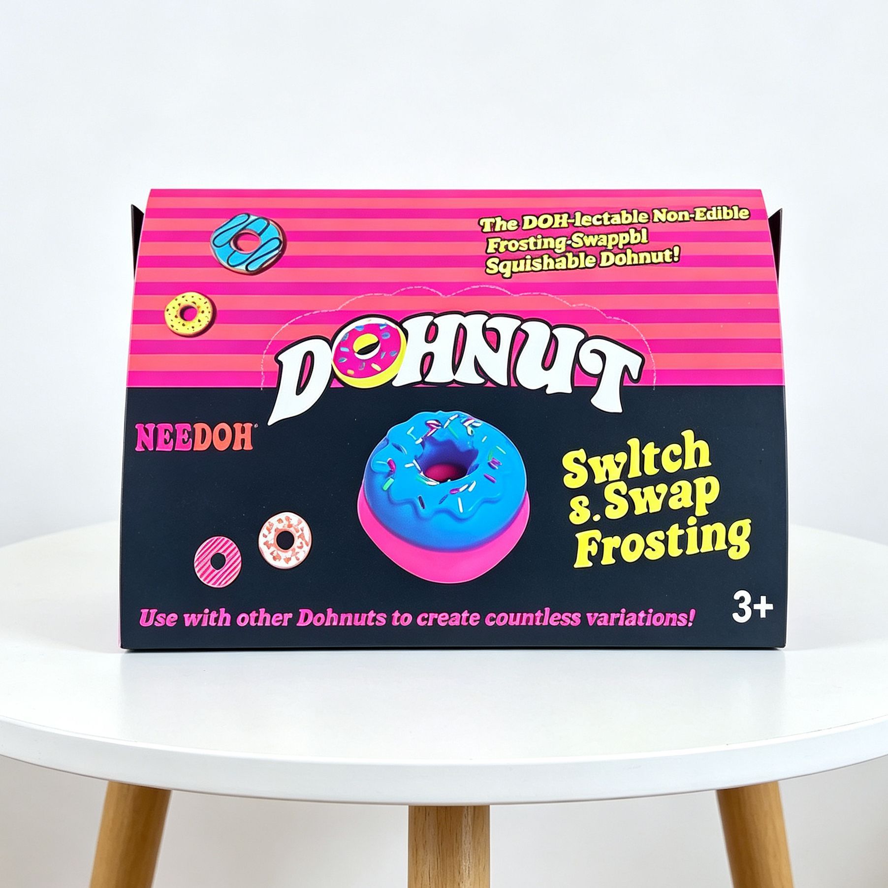 Nuevos productos transfronterizos Schylling NeeDoh Jelly Donut Jelly Donut Extrusión de juguetes