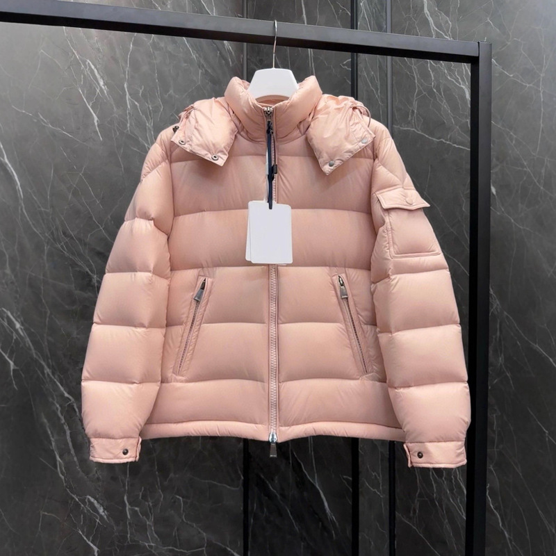 25Fw High Version American Fashion Autumn and Winter New Men's and Women's Couple's Classic Rib Short down Jacket Jacket