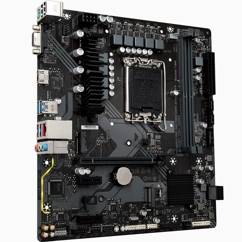 Подходит для Intel Gigabyte B760M D2H DDR4 материнская плата LGA1700, поддерживает процессоры 12/13 поколения