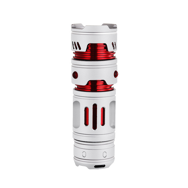 Transfronteriza nueva yema del dedo linterna de descompresión Gyro descompresión multifuncional al aire libre impermeable mini linterna entrega en vivo