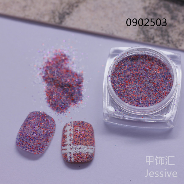 Knitted woolen nail sequins for manicure