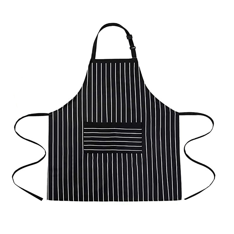 Comercio exterior Halter delantal de algodón de la moda Coreana simple Bolsillo grande Barbero trajes de cocina delantal del hogar al por mayor