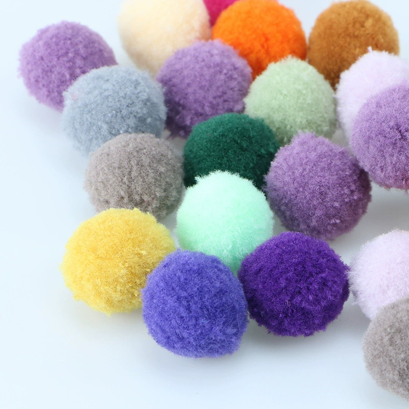 Children's creative material handmade, accessory, 1-2cm, polyester, plush