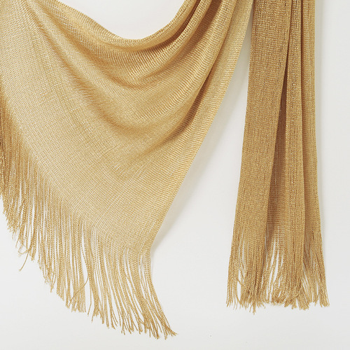 Cross-border Amazon best-selling gold and silver wire split dress sunshade shawl stylish versatile popular bikini casual scarf