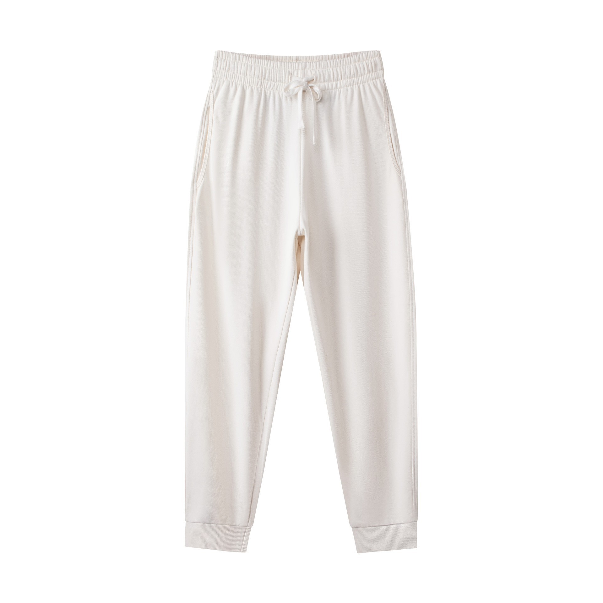 Chino-alemán BYB0013K pantalones 300g felpa tela con cordones elásticos ropa de publicidad deportiva casual pantalones al por mayor de fábrica