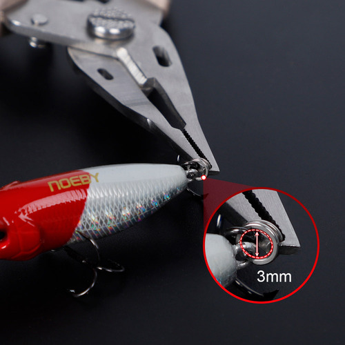 NOEBY/Robby Outdoor Fishing Hook with Straw Handle, Small Ring Micro Jig Hook for Opening Fish, Cross-Border International Trade Fishing Gear Manufacturer