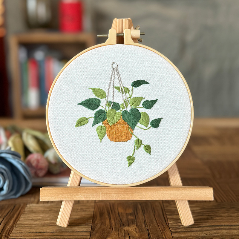 Bordado hecho a mano DIY material paquete niños estudiante de punto de cruz tridimensional de tela Europea bordado creativo colgando pintura