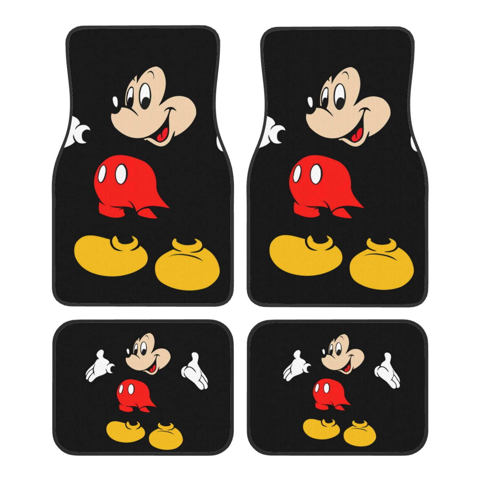 Temu Retro Nordic Style Car Floor Mats Carpet Four-Piece Set Stain-Resistant Floor Mats Cartoon Animation Car Stain-Resistant Floor Mats