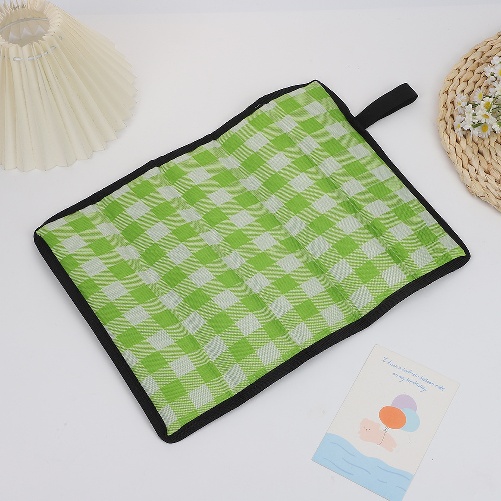 녹색 흰색 격자 무늬