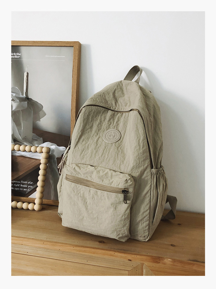 2024 Bergsteiger Reise Neuer koreanischer Stil Schulrucksack Schüler Rucksack Gymnasialschüler Mittelschüler Einfarbiger einfacher Rucksack