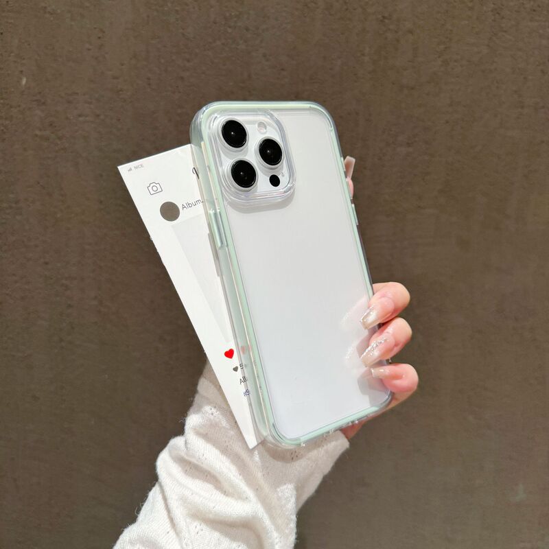 透明アクリル落下防止スリーインワンケース 16 iphone17pro 携帯電話ケース Apple 15 保護カバーに適しています|undefined