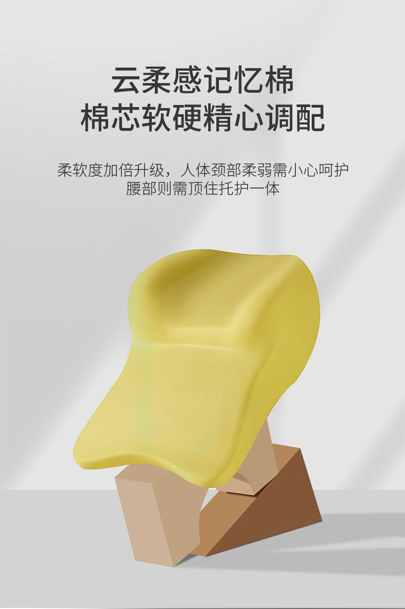 Car Headrest, Neck Pillow, Car Cushion, Car Sleeping Lumbar Support, Car Interior Decoration Items, Seat Memory Foam for Long Sitting