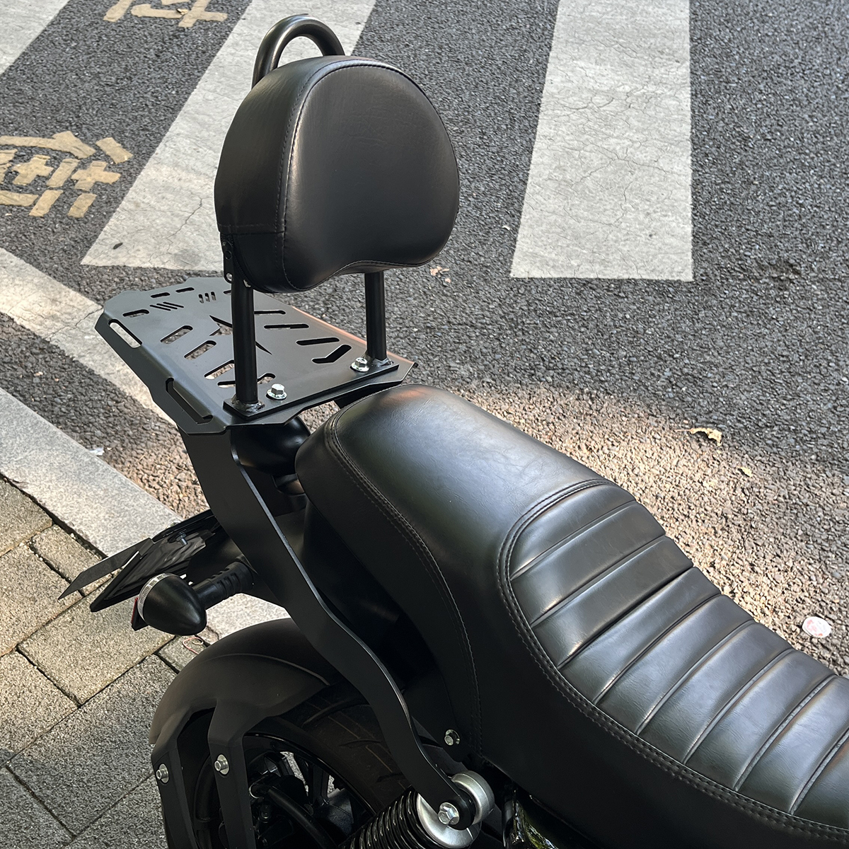 Suitable for At150 Automatic Motorcycle Yg150-22K Modified Accessories Rear Shelf Backrest Bumper Block