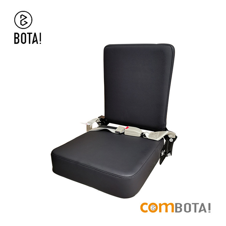 Tren subterráneo coche especial plegable taburete con respaldo rebote Flip asiento RV coche modificado sala de conferencias taburete lateral