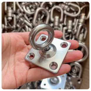 304 Stainless Steel Rotating Square Door Buckle M08 Fixed Buckle Door Buckle Rhombus Buckle