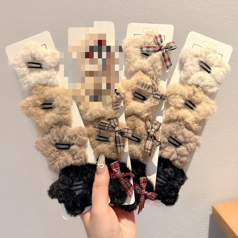 Peel de peluche para niños BB clip clip de peluche clip lateral para niñas lindas niñas toque de pelo para bebés