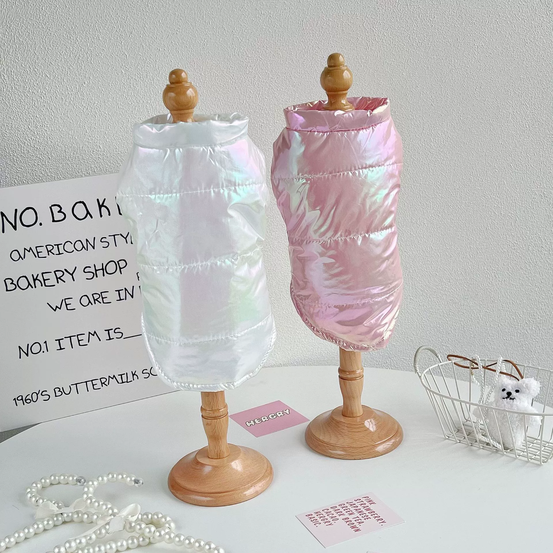 Хлопковый жилет для домашних животных, градиентный радужный жилет для собак, стеганая хлопковая куртка, осенне-зимняя одежда для Тедди, панды и кошек