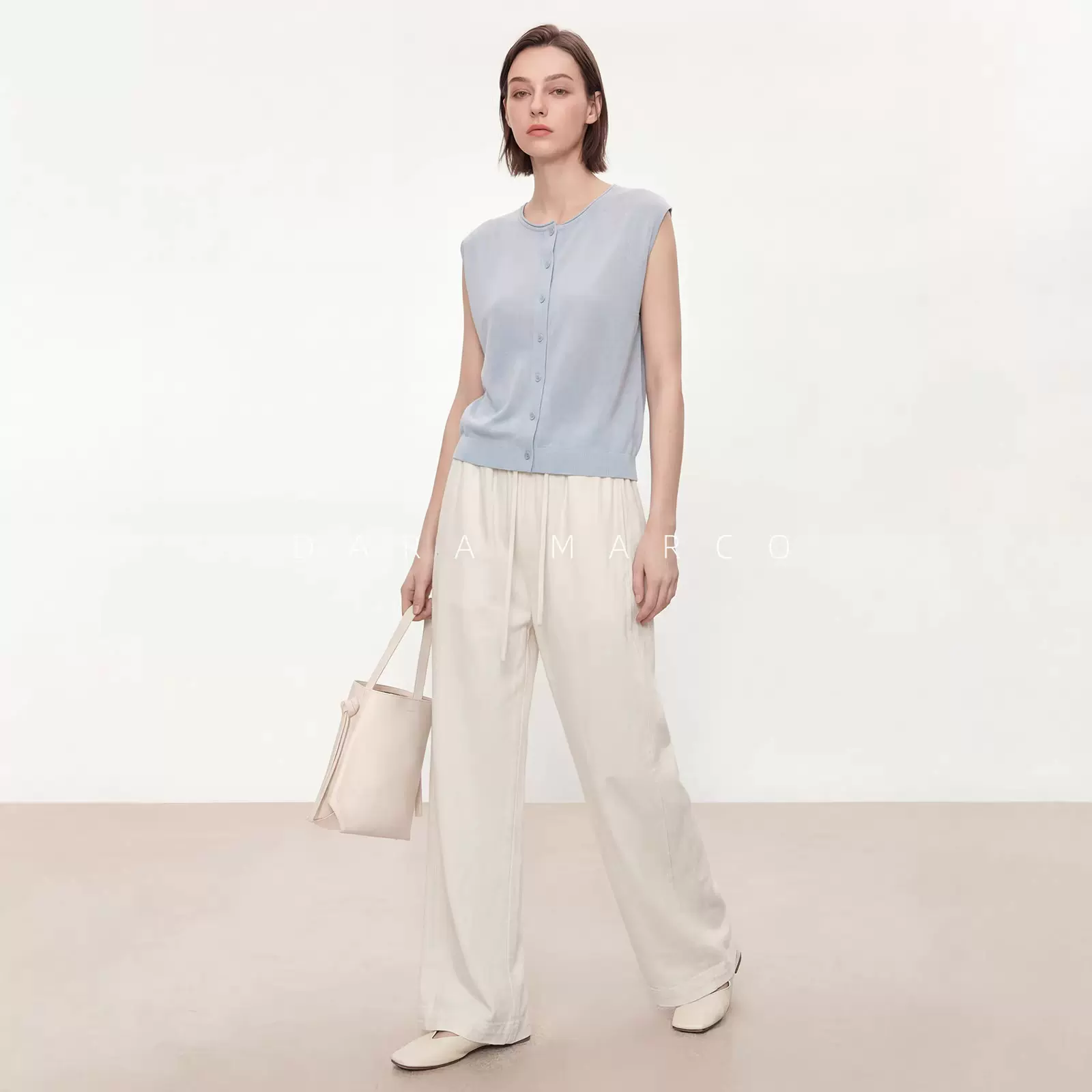 法式通勤一字领针织衫女春季显瘦气质莱赛尔百搭修身打底上衣