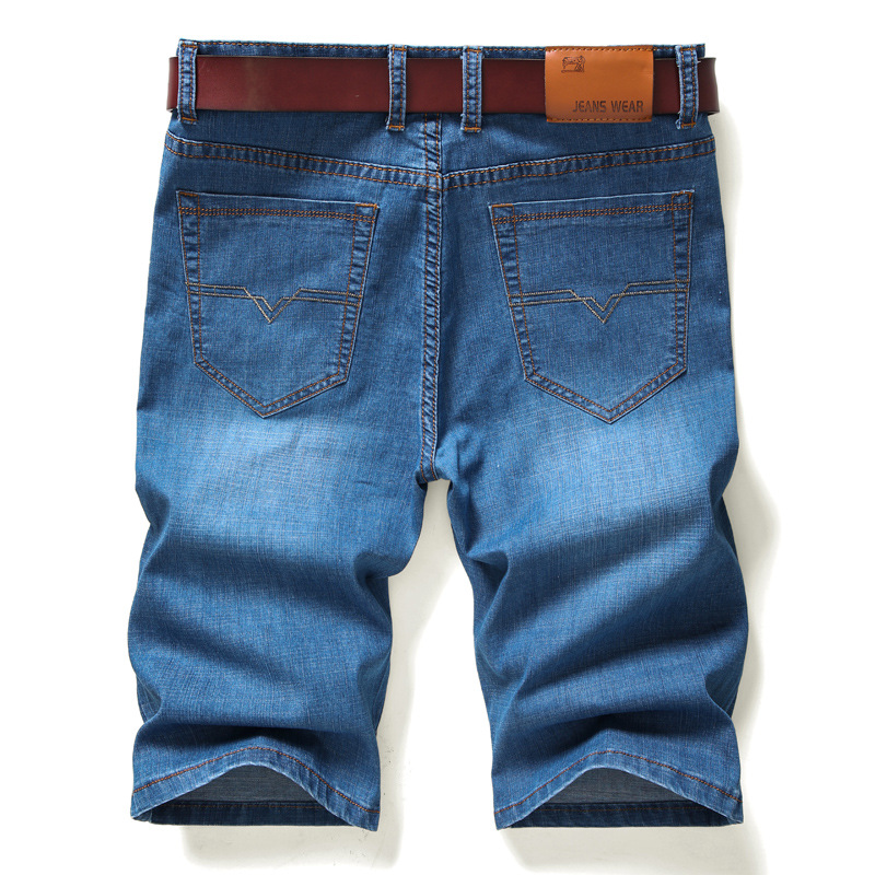 Men's Denim Shorts Dark Blue