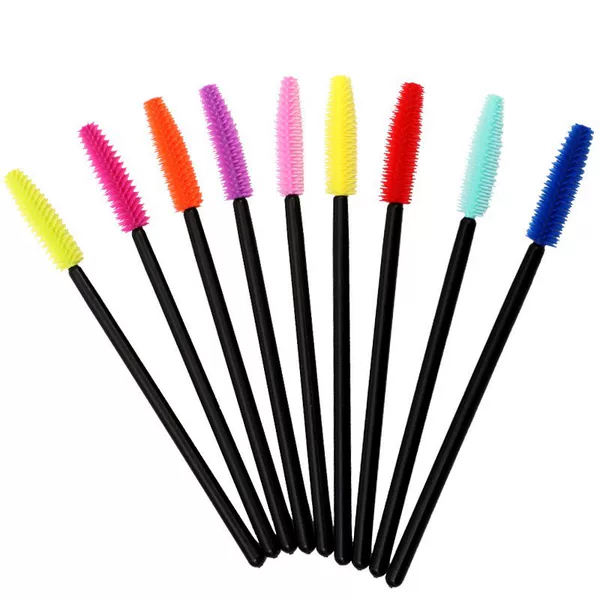 Wholesale Black Rod Tower Type Silicone Brush Portable Grafted Eyelash Curler Grafted Eyelash Comb Eyebrow Comb