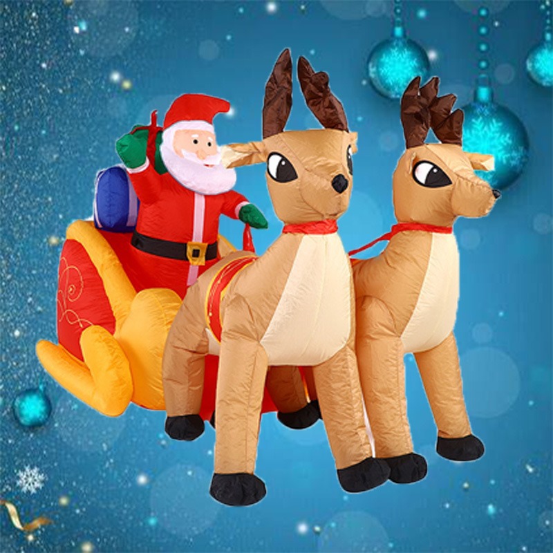 엘크가 산타클로스를 끌고 다닌다