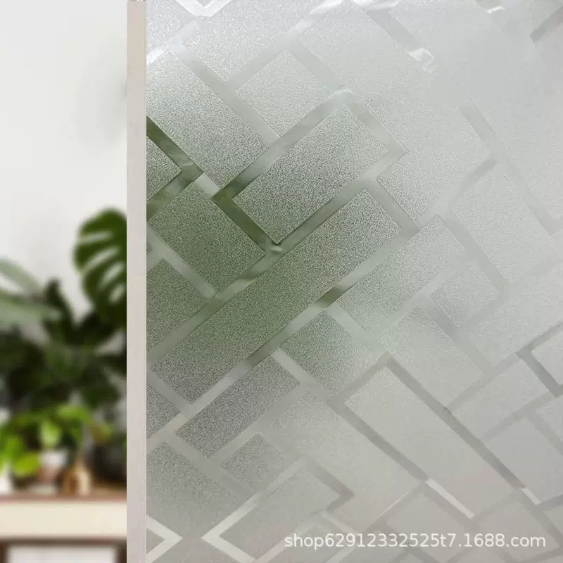批发环保静电磨砂窗户贴膜 防窥透光不透人窗膜客厅卧室玻璃装饰
