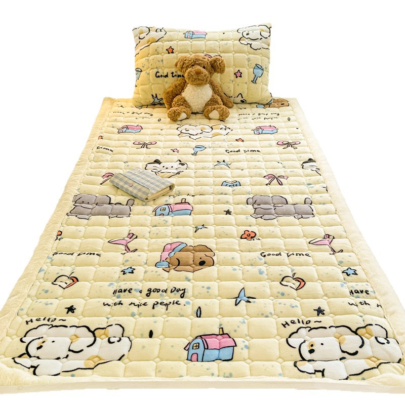 Colchón de terciopelo caliente de invierno de clase A materna y infantil colchón de terciopelo de leche colchón tatami dormitorio colchón de dormitorio