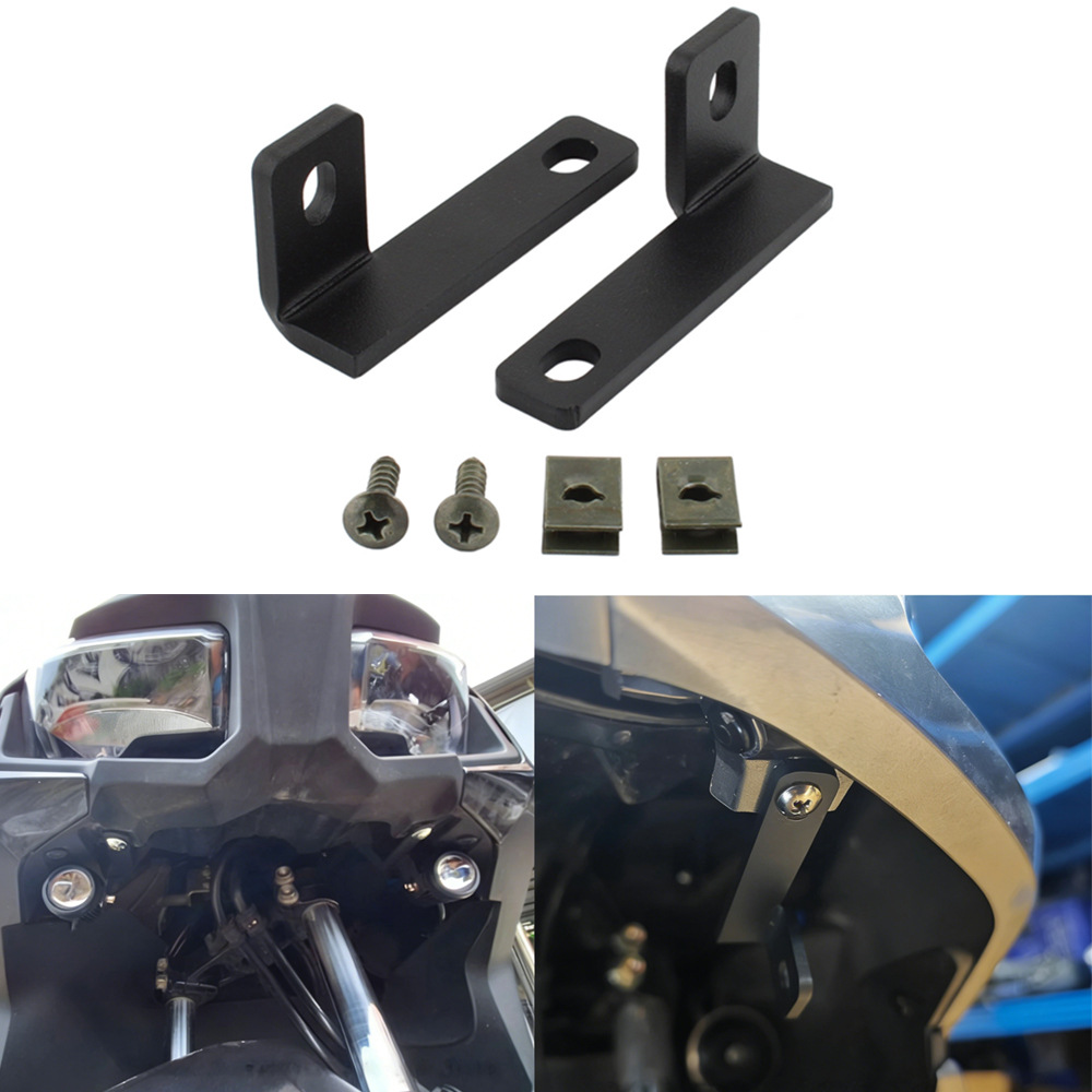 Honda PCX və ADV üçün duman farası mötərizəsi, qara metal, cüt