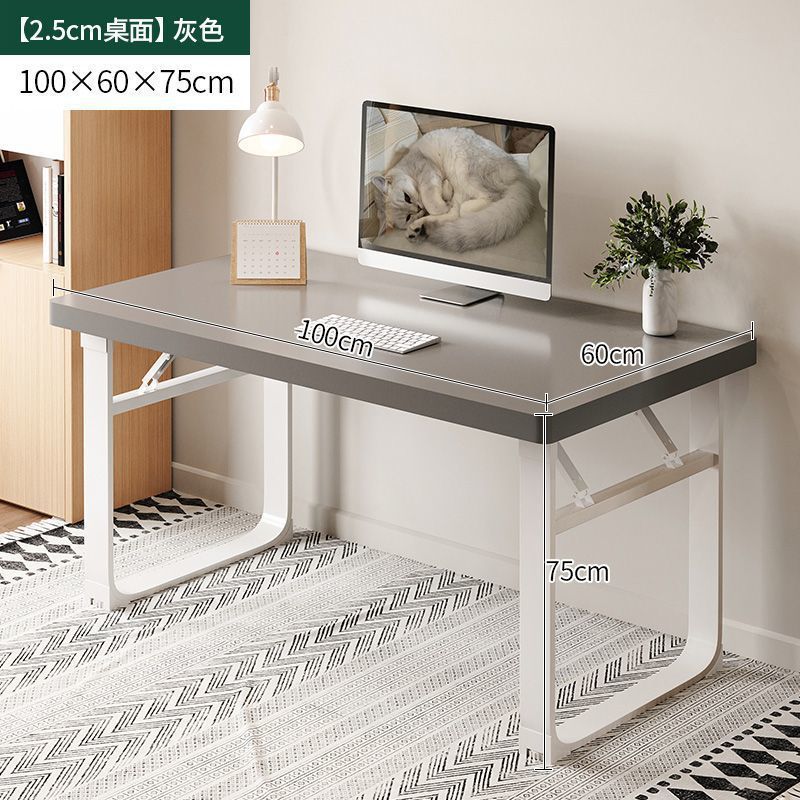 Fábrica directa sin instalación escritorio plegable escritorio de computadora simple escritorio de escritorio de dormitorio de estudiantes simple