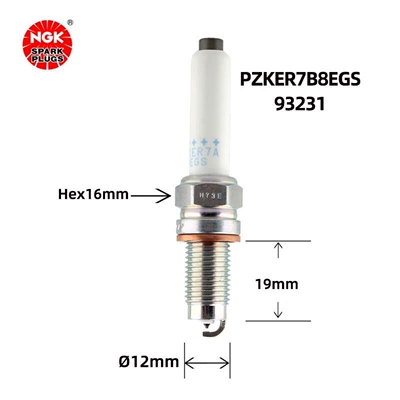 Alışdırma şamı (Sveçalar) spark plug PZKER7B8EGS 93231