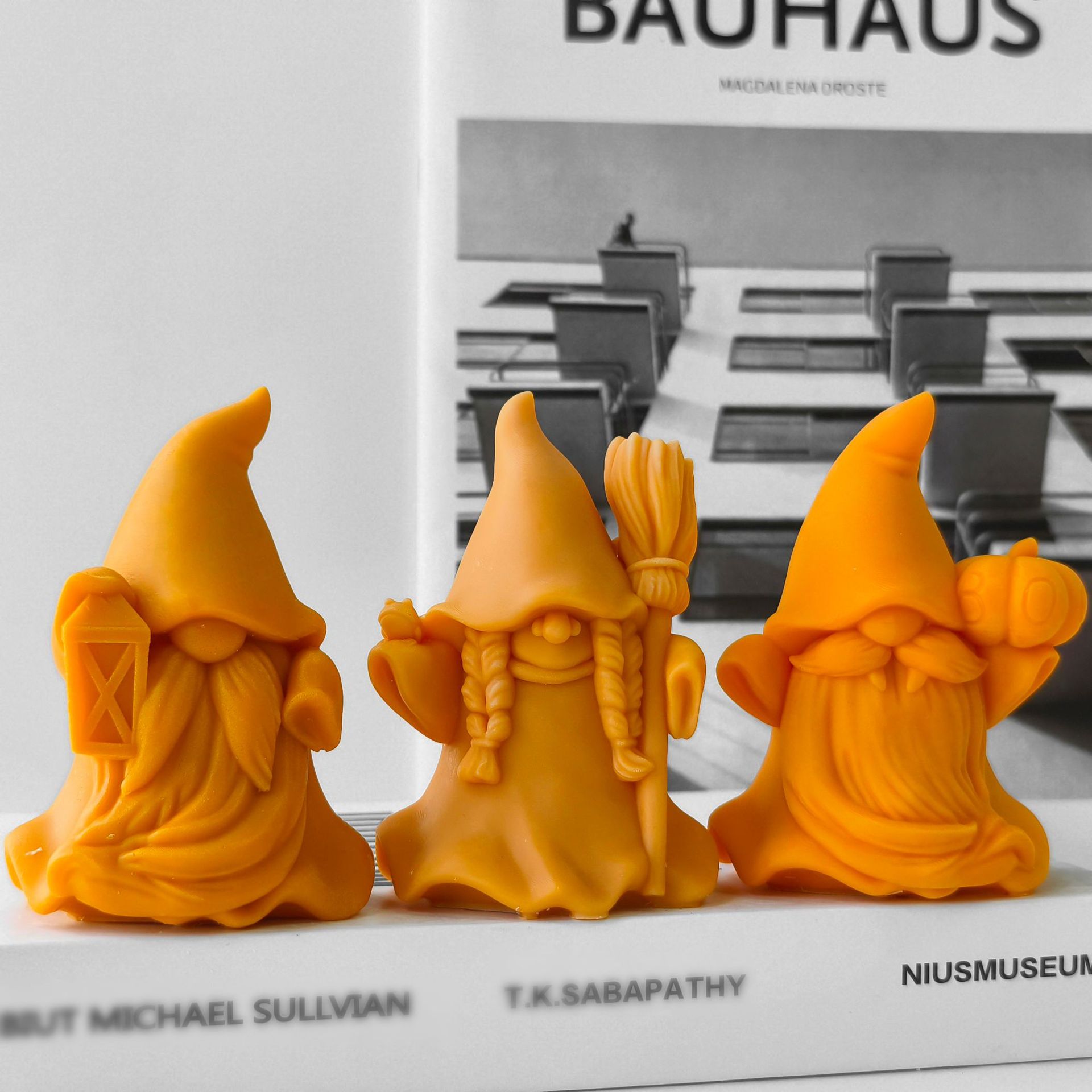 Amazon Halloween enano molde enano creativo resina decoración DIY aromaterapia vela yeso