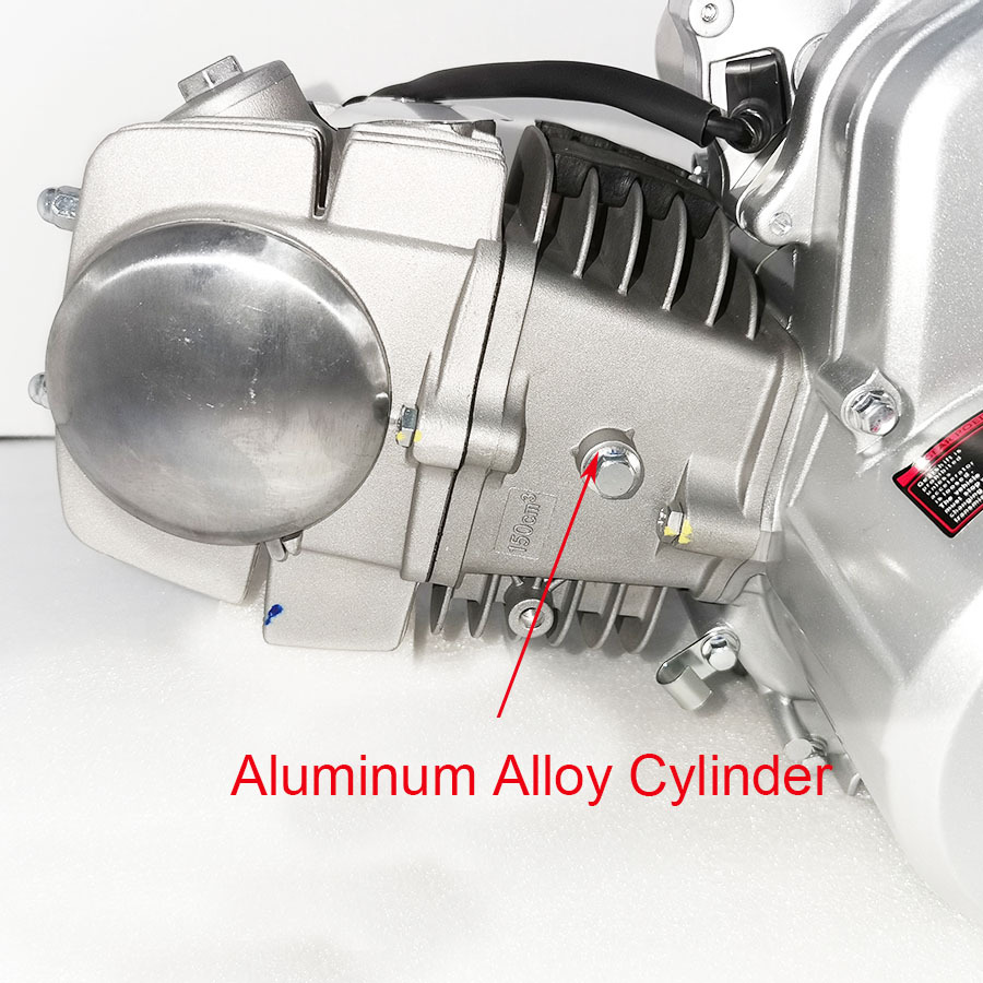 Xinyuan 150Cc Aluminum Cylinder Large Cylinder Head Atv Go-Kart Pure Electric Start Automatic Clutch Engine 3+1 Reverse Gear