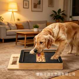 跨境木质狗抓板立式指甲锉宠物零食盒猫咪狗狗磨爪板指甲刮板