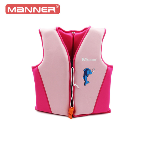 Manner Children's Swim Life Jacket High Buoyancy Vest Snorkeling Back Vest Professional Life Jacket Cross-border Wholesale