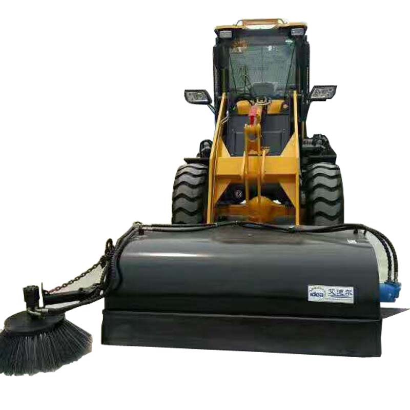 水泥路面扫地车 装载机清扫车渣土煤灰扫地车