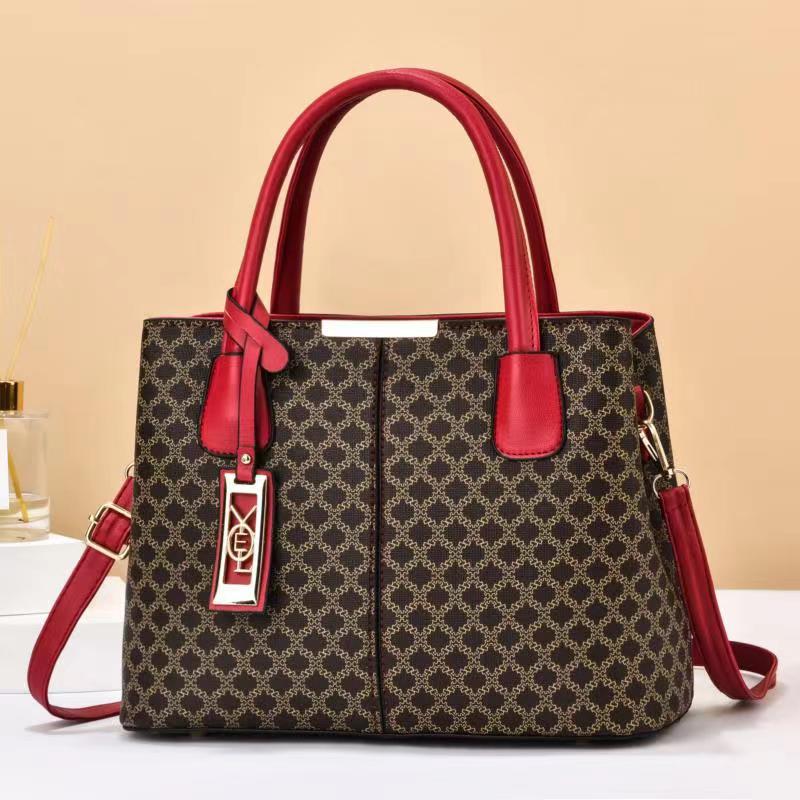 Women's Large Autumn Pu Leather Vintage Style Tote Bag display picture 1