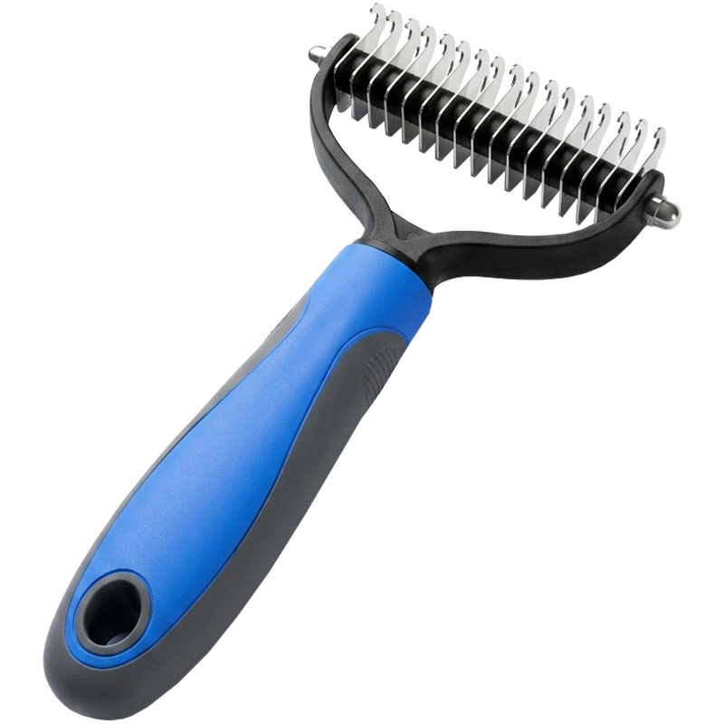 Pein de eliminación de pelo de alta eficiencia para mascotas sin dañar la piel, pein de pelo suave para eliminar el pelo flotante, pein de pelo dorado para perros y gatos, perros y perros de tamaño medio y grande