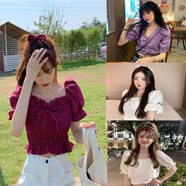 韩版女装Foreign trade cross border women's top 东南亚外