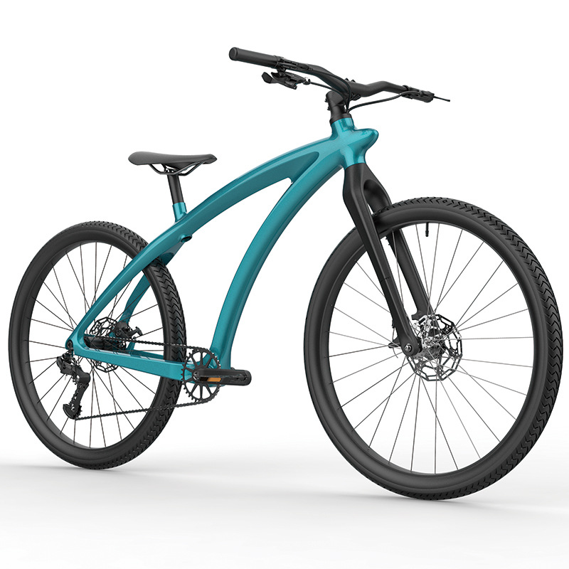 Bicicleta de fibra de carbono doble cilindro de cilindro de cilindro hidráulico diseño ligero para bicicleta de montaña de montaña de ciclismo al aire libre