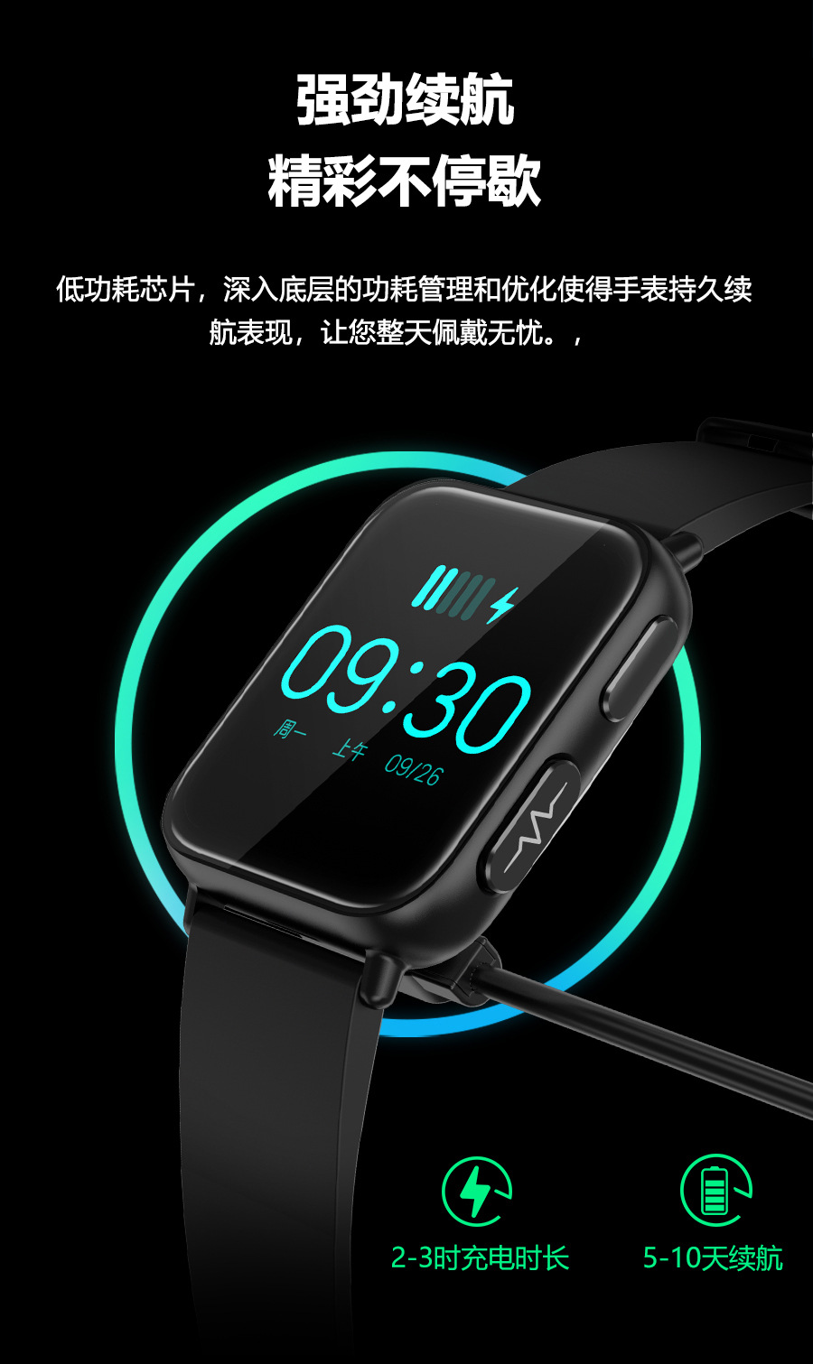 The new cross-border TK10 smartwatch, ECG, heart rate, blood pressure, blood oxygen, body temperature, fitness and health wristband, and incoming call reminder undefined