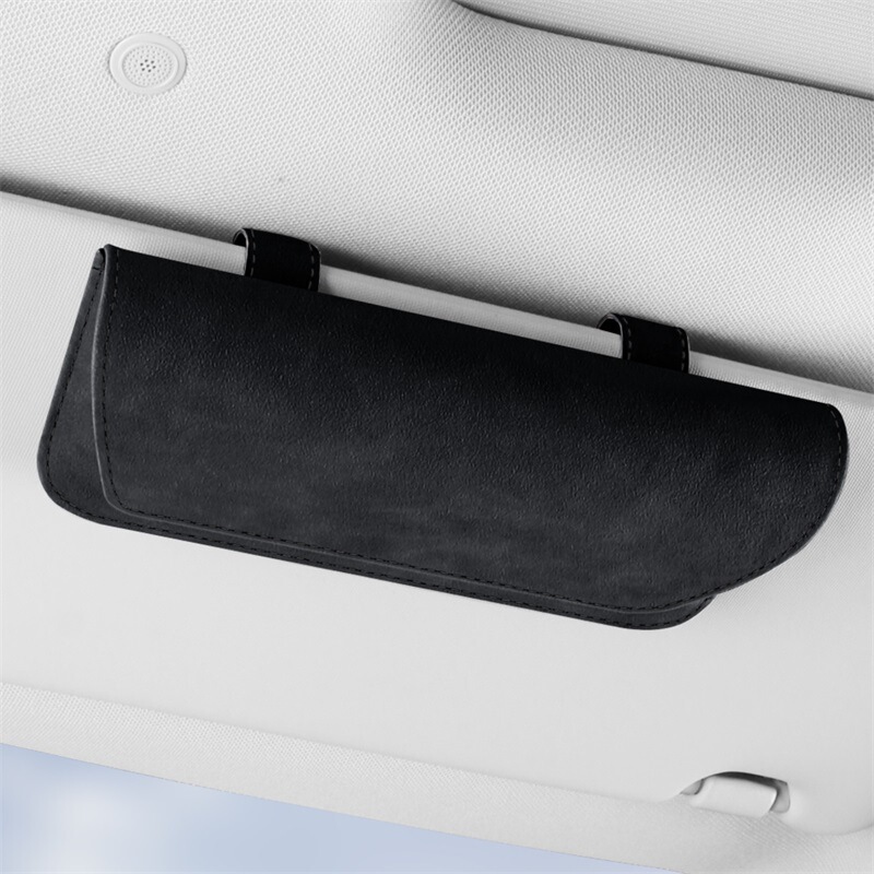 New Car Glasses Case, Glasses Clip, Car Card Holder, Bill Holder, Multifunctional Car Sunglasses Storage Box
